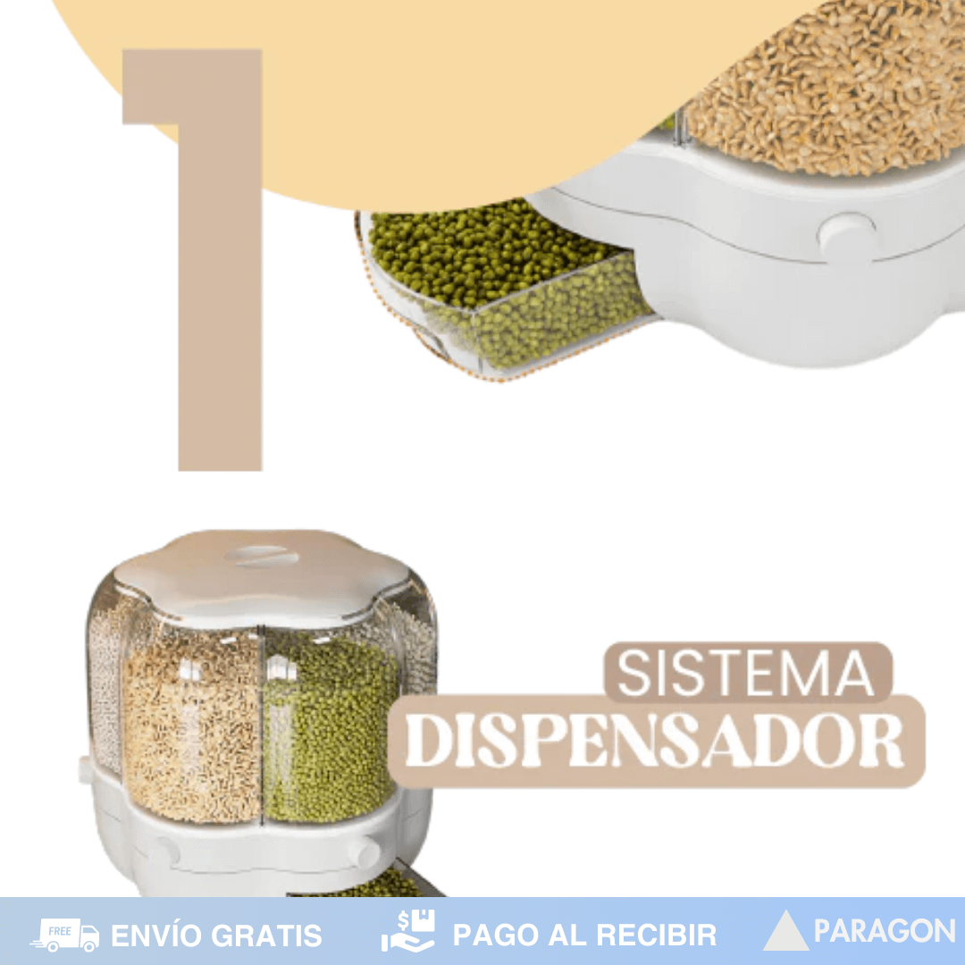 Dispensador de granos 360