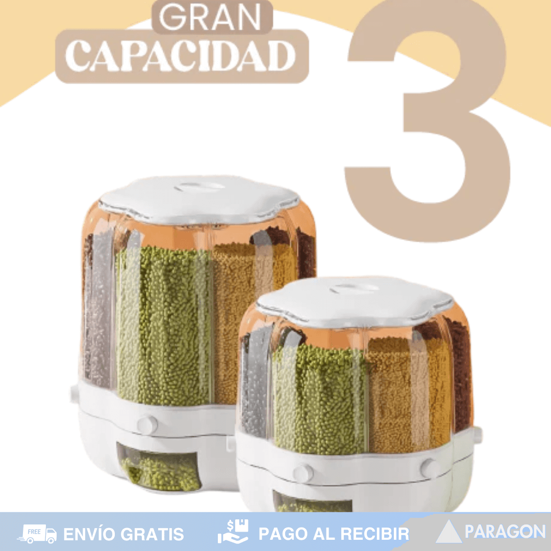Dispensador de granos 360