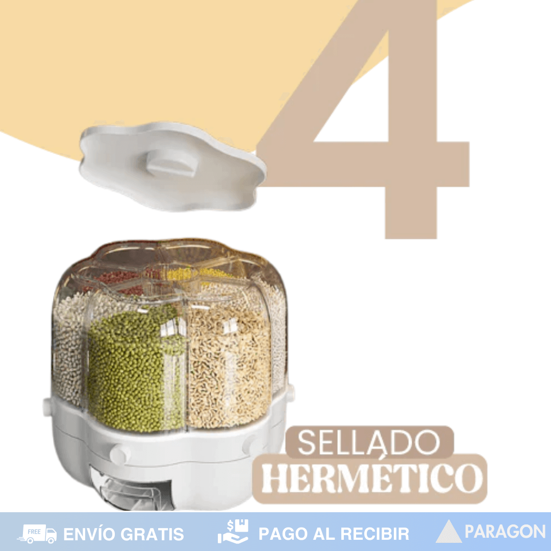 Dispensador de granos 360