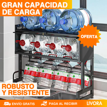 ESCURRIDOR DE PLATOS CON ALMACENAMIENTO - CALIDAD PREMIUM