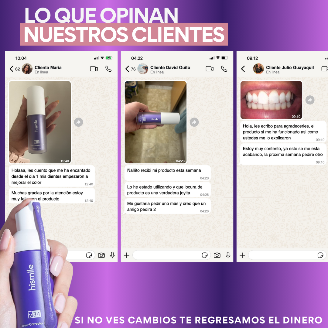 Hismile V34: Tecnología BlanQ™ - Dientes Blancos y Brillantes🦷✨